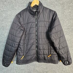 Quark Expeditions Women's Black Full Zip Puffer Jacket Coat Size XL Extra Large